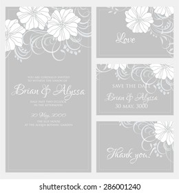 Wedding invitation card