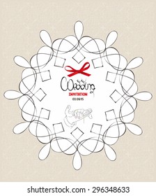 Wedding invitation card