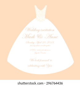 Wedding invitation card