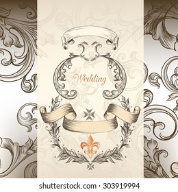Wedding invitation card