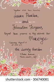 Wedding Invitation Card
