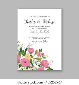 Wedding invitation card