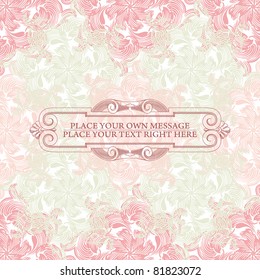Wedding invitation card