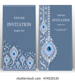 Wedding invitation or card with abstract background. Islam, Arabic, Indian, Dubai.