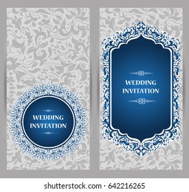 Wedding invitation or card with abstract background. Islam, Arabic, Indian, Dubai. Oriental design . Asian, Arab, Indian,