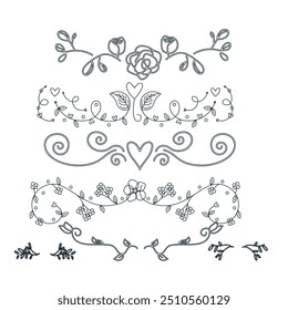Wedding invitation card background with golden line art flower and botanical leaves, Organic shapes. Abstract art background vector design for wedding and VIP cover template