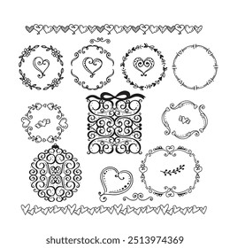 Wedding invitation card background with golden line art flower and botanical leaves, Organic shapes. Abstract art background vector design for wedding and VIP cover template