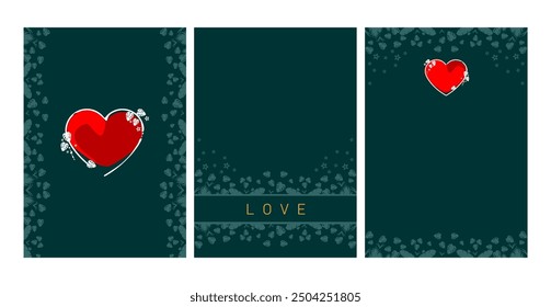 Wedding invitation card or background romantic love theme made by coreldraw