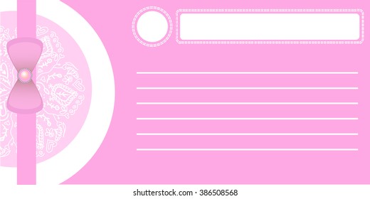 wedding invitation card celebration layout blank