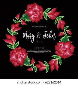 Wedding Invitation Card - Copy Space