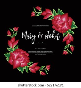 Wedding Invitation Card - Copy Space