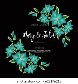 Wedding Invitation Card - Copy Space