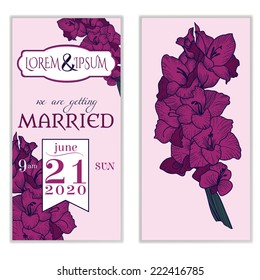 Wedding invitation card design