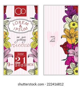 Wedding invitation card design