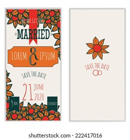 Wedding invitation card design