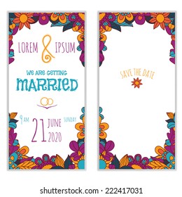 Wedding invitation card design