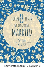 Wedding invitation card design