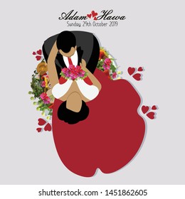 Wedding Invitation Card Design Character