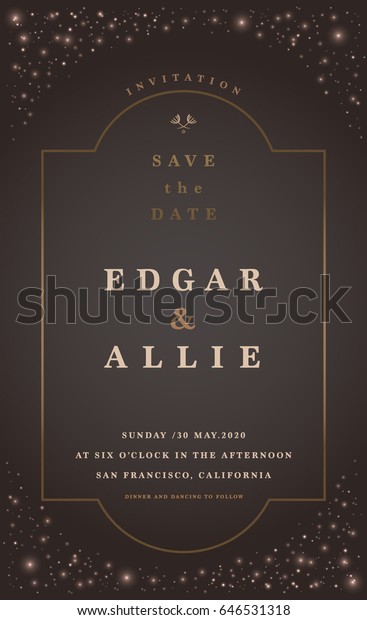 Wedding invitation card\
design and layout