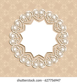Wedding Invitation Card design stock vector