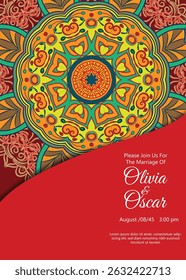 Plantilla de diseño de tarjeta de invitación de boda