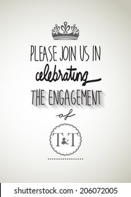 wedding invitation card, Eps 10