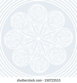 Wedding invitation card floral pattern background vector illustration
