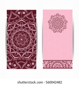 Wedding invitation or card . Flower Mandala . Vintage decorative elements. pattern,Islam, Arabic, Indian, turkish, pakistan, chinese. Round Ornament Pattern, vector