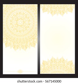 Wedding invitation or card . Flower Mandala . Vintage decorative elements. pattern,Islam, Arabic, Indian, turkish, pakistan, chinese. Round Ornament Pattern, vector