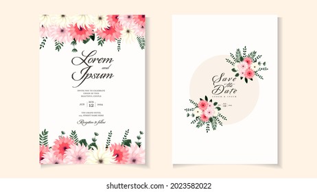 Wedding invitation card frame set, Sketched flowers, leaves, branches, foliage, wreath, floral, herbs garland. Save the date, RSVP and thank you cards, cover design greeting