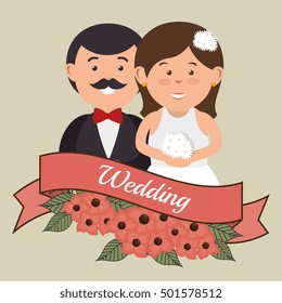 wedding invitation card icon