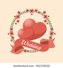 wedding invitation card icon