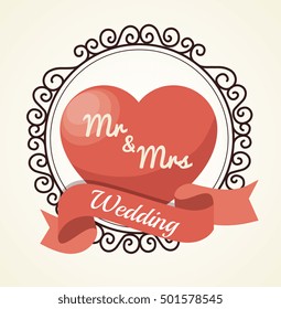 wedding invitation card icon