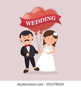 wedding invitation card icon