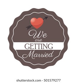 wedding invitation card icon