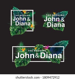 WEDDING INVITATION CARD INITIAL NAME 