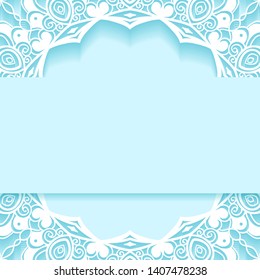 wedding invitation card paper cut design