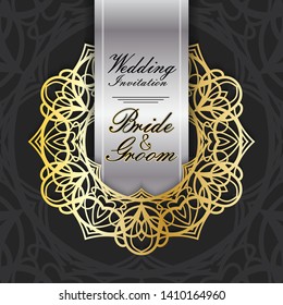 wedding invitation card paper cut design