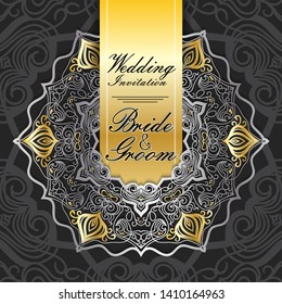 wedding invitation card paper cut design