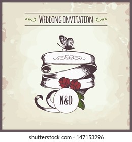 wedding invitation card template