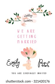 wedding invitation card template