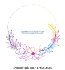 plantilla de la tarjeta de invitación a boda o de logotipos de boda. vector