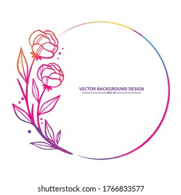 wedding invitation card template or wedding logos template. vector