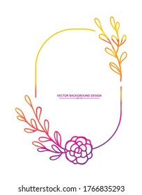 Hochzeitskarte oder Hochzeitslogos-Vorlage. Vektorgrafik