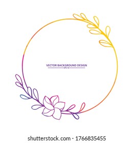 plantilla de la tarjeta de invitación a boda o de logotipos de boda. vector