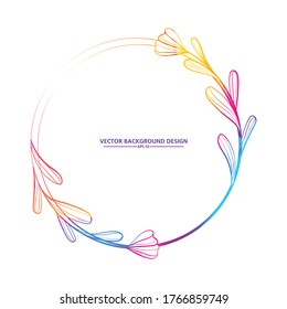 wedding invitation card template or wedding logos template. vector