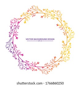 wedding invitation card template or wedding logos template. vector