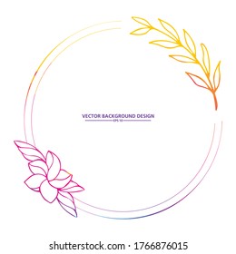 wedding invitation card template or wedding logos template. vector