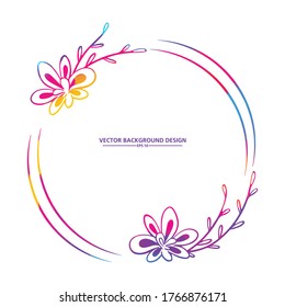 wedding invitation card template or wedding logos template. vector