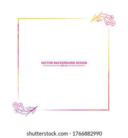 wedding invitation card template or wedding logos template. vector
